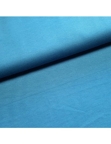Tissu, Jersey Milano Uni (Ponte de Roma), Bleu Pétrole, Laize 150 cm, Viscose Stretch Oeko-Tex