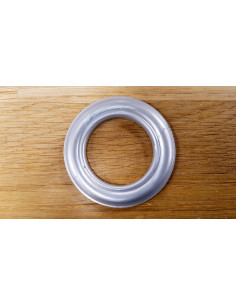 Œillets à clipser, 40mm, satin argent 2
