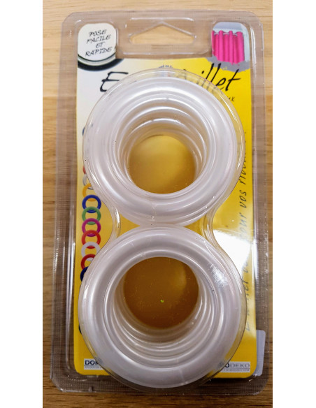 Œillets à clipser, 40mm, nacré