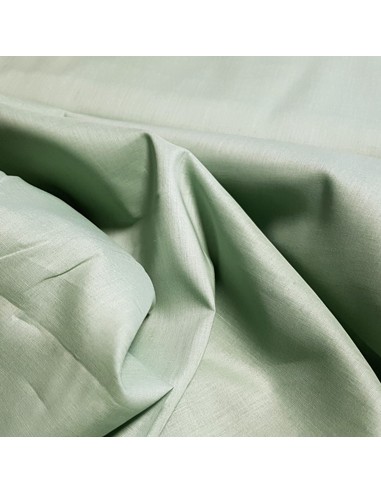Tissu, Voile de Coton Uni, Vert Clair, Laize 140 cm, 100% Coton 98g/m²