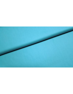 Popeline de coton unie, bleu turquoise