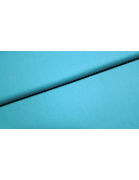 Popeline de coton unie, bleu turquoise