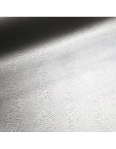 Tissu, Simili Cuir Uni, Argent, Laize 140 cm, Accessoires & Habillement