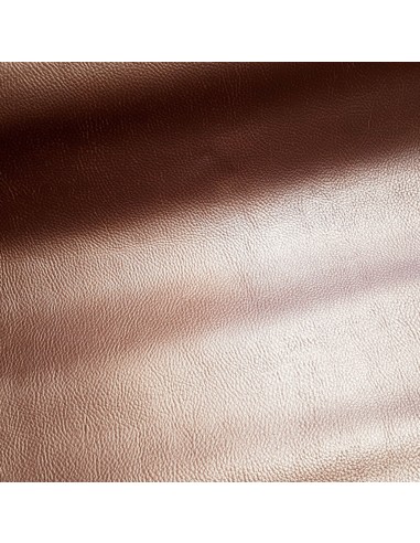 Tissu, Simili Cuir Uni, Cuivre Rosé, Laize 140 cm, 82% PVC 18% Polyester