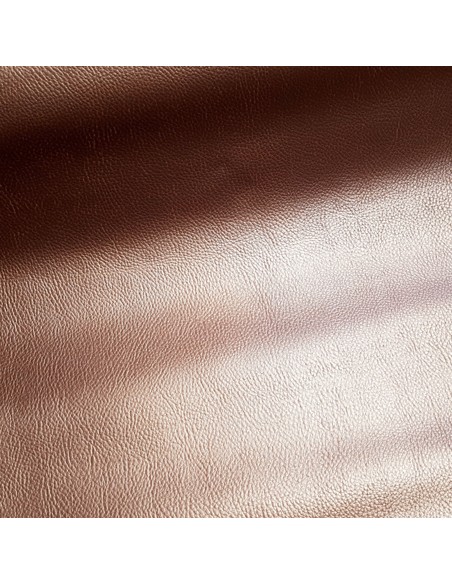 Tissu, Simili Cuir Uni, Cuivre Rosé, Laize 140 cm, 82% PVC 18% Polyester