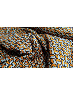 Twill viscose stretch, géométrique 2