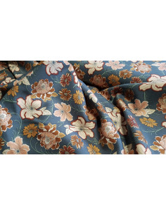 Twill viscose stretch, fleurs vintage 2