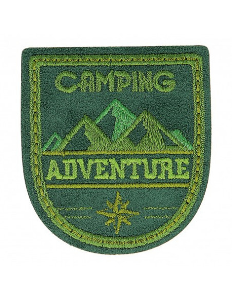 Ecusson thermocollant camping adventure