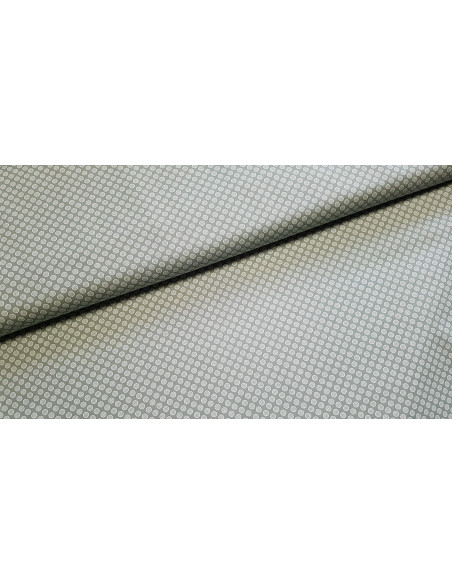 Popeline de coton, ronds, vert clair