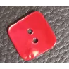 Bouton  trous, Ø 16 mm, rouge