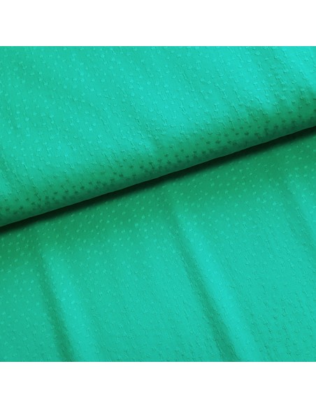 Tissu, Viscose Piquée Unie, Vert Sapin, Laize 140 cm, 100% Viscose 170g/ml