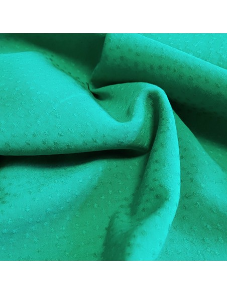 Tissu, Viscose Piquée Unie, Vert Sapin, Laize 140 cm, 100% Viscose 170g/ml