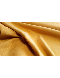 Viscose piquée unie, jaune moutarde 2