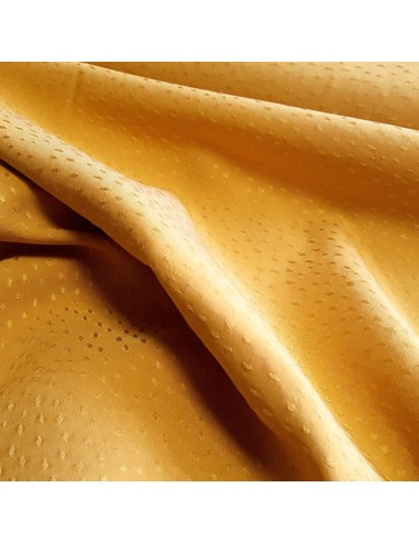Tissu, Viscose Piquée Unie, Jaune Moutarde, Laize 140 cm, 100% Viscose 120g/m²