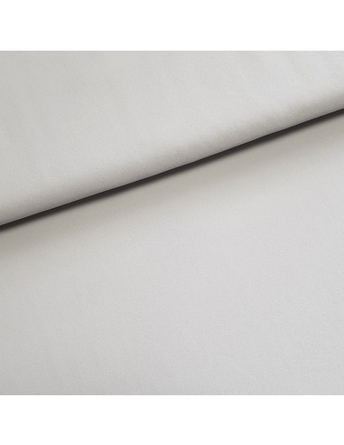 Tissu, Crêpe Mousseline Uni, Gris Clair, Laize 147 cm, 100% Polyester