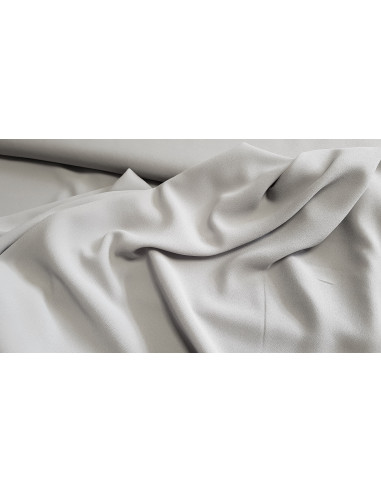 Crêpe mousseline, gris clair