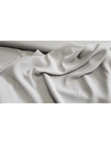 Crêpe mousseline, gris clair
