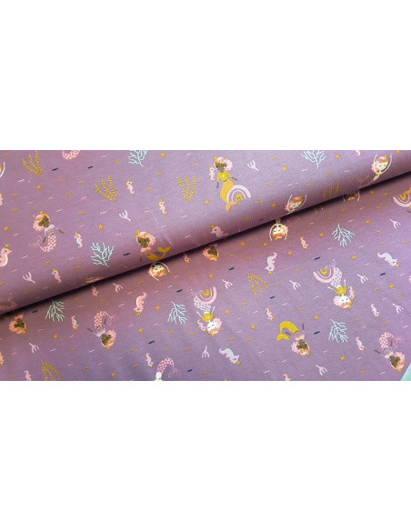 Jersey de coton, petites sirènes
