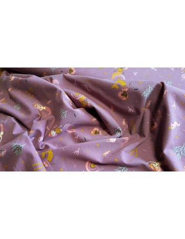 Jersey de coton, petites sirènes