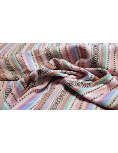 Voile de coton jacquard, rayures 2