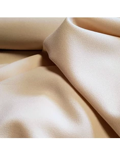 Tissu, Crêpe Léger Uni, Beige, Laize 147 cm, 100% Polyester 2