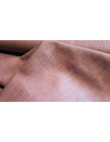 Lin lavé, rose poudré