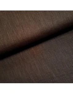 Tissu, Lin Lavé Uni, Marron Foncé, Laize 140 cm, 100% Lin 230g/m²