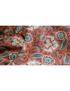 Viscose imprimée, fleurs 2