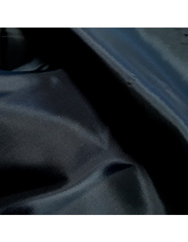Tissu, Doublure Pongé Antistatique, Bleu Marine, Laize 150 cm, 100% Acétate