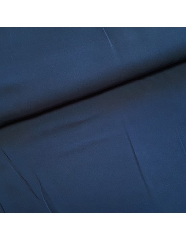 Tissu, Viscose Unie, Bleu Marine, Laize 150 cm, 100% Viscose