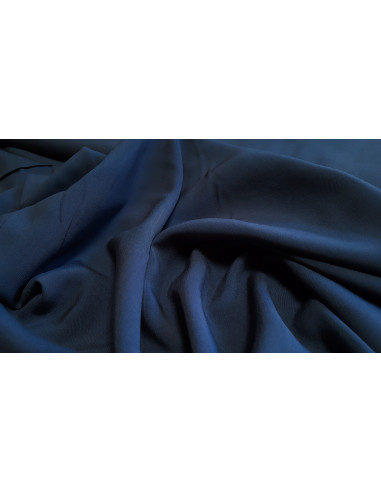 Viscose unie, bleu marine