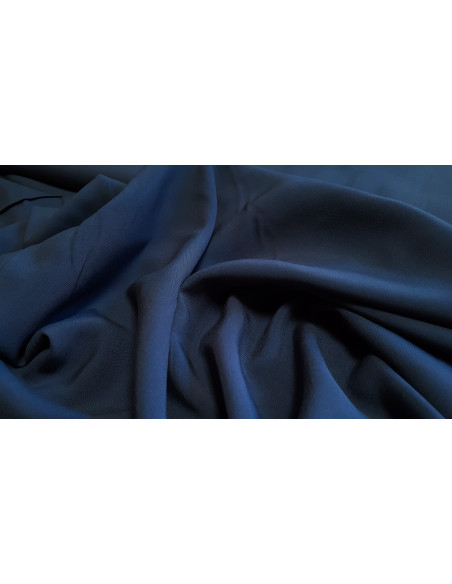 Viscose unie, bleu marine