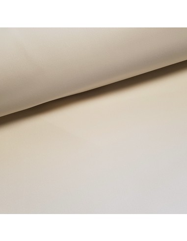 Tissu, Toile d'Extérieur Unie, Écru, Laize 300 cm, 100% Polyester Traitement Téflon 271g/m²