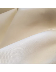 Tissu, Toile d'Extérieur Unie, Écru, Laize 300 cm, 100% Polyester Traitement Téflon 271g/m² 2
