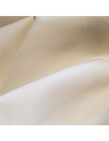 Tissu, Toile d'Extérieur Unie, Écru, Laize 300 cm, 100% Polyester Traitement Téflon 271g/m²