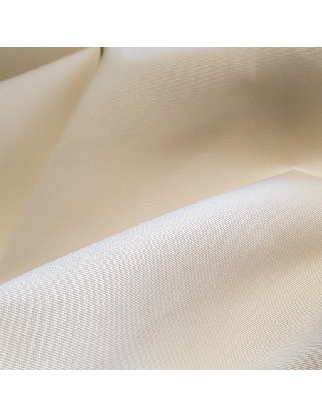 Tissu, Toile d'Extérieur Unie, Écru, Laize 300 cm, 100% Polyester Traitement Téflon 271g/m²