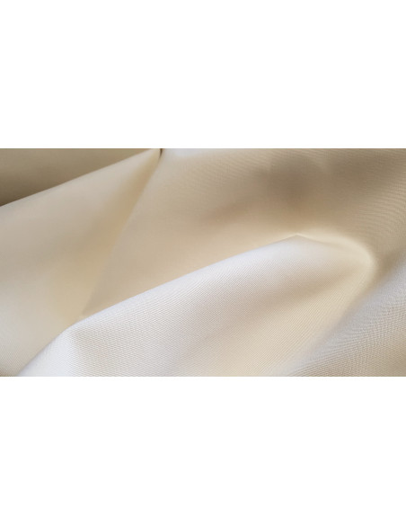 Toile d'extérieur unie, téflon, écru