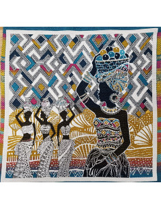 Panneau jacquard, KUBA Gold