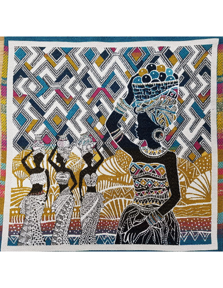 Panneau jacquard, KUBA Gold