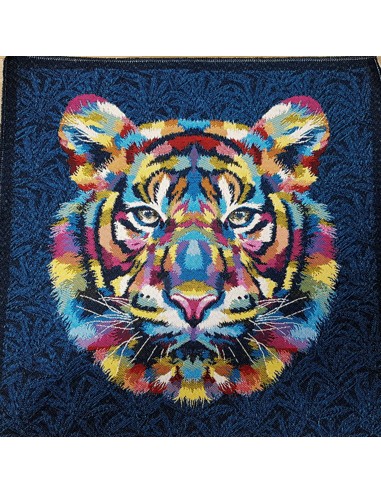 Tissu, Panneau Jacquard Sherekan, Multico, 48x48 cm, 100% Polyester