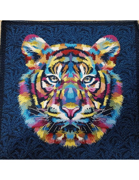 Tissu, Panneau Jacquard Sherekan, Multico, 48x48 cm, 100% Polyester