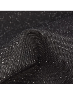 Tissu, Toile Pailletée, Anthracite, Laize 140 cm, PVC/Polyester 2