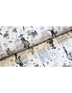 Cretonne de coton, Paris