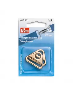 Anneaux triangulaires Prym or 25 mm | Zephyr Tissus