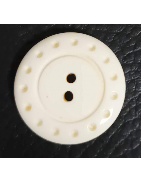 Bouton 4 trous, Ø 23 mm, beige