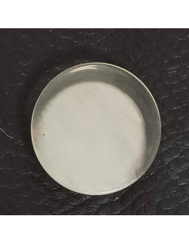 Bouton à tunnel trous, Ø 21 mm, blanc