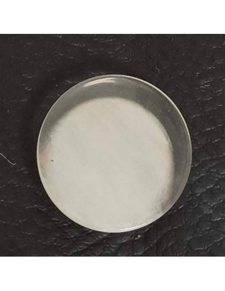 Bouton à tunnel trous, Ø 21 mm, blanc