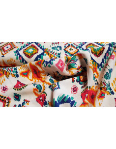 Viscose imprimée, rétro 2