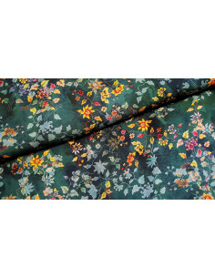 Viscose imprimée, fleurs