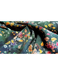 Viscose imprimée, fleurs 2